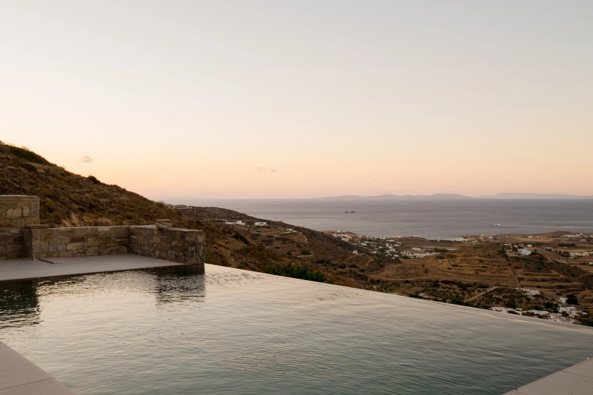 Villa Theasis II — private pool and sea-view setting
