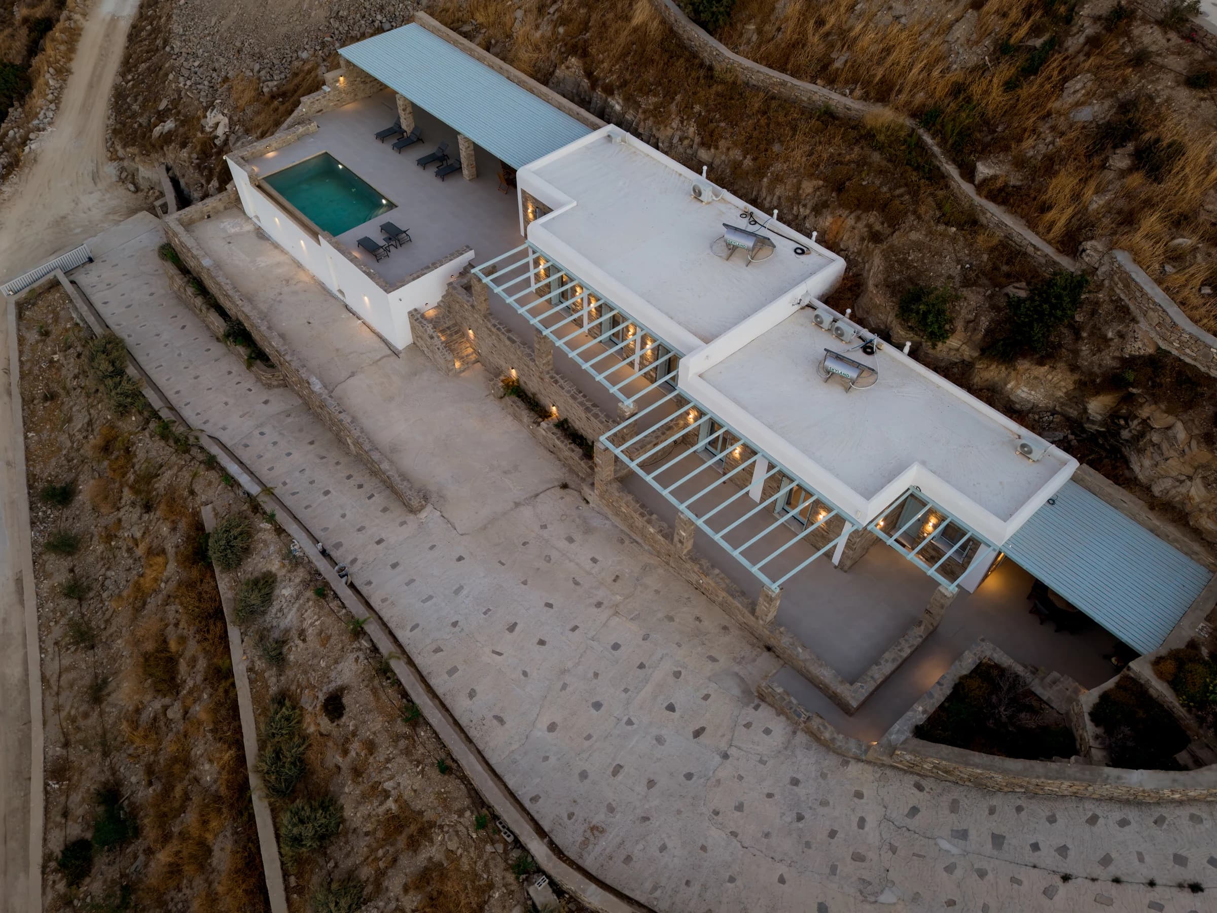 Theasis Estate I — hillside exterior and atmosphere