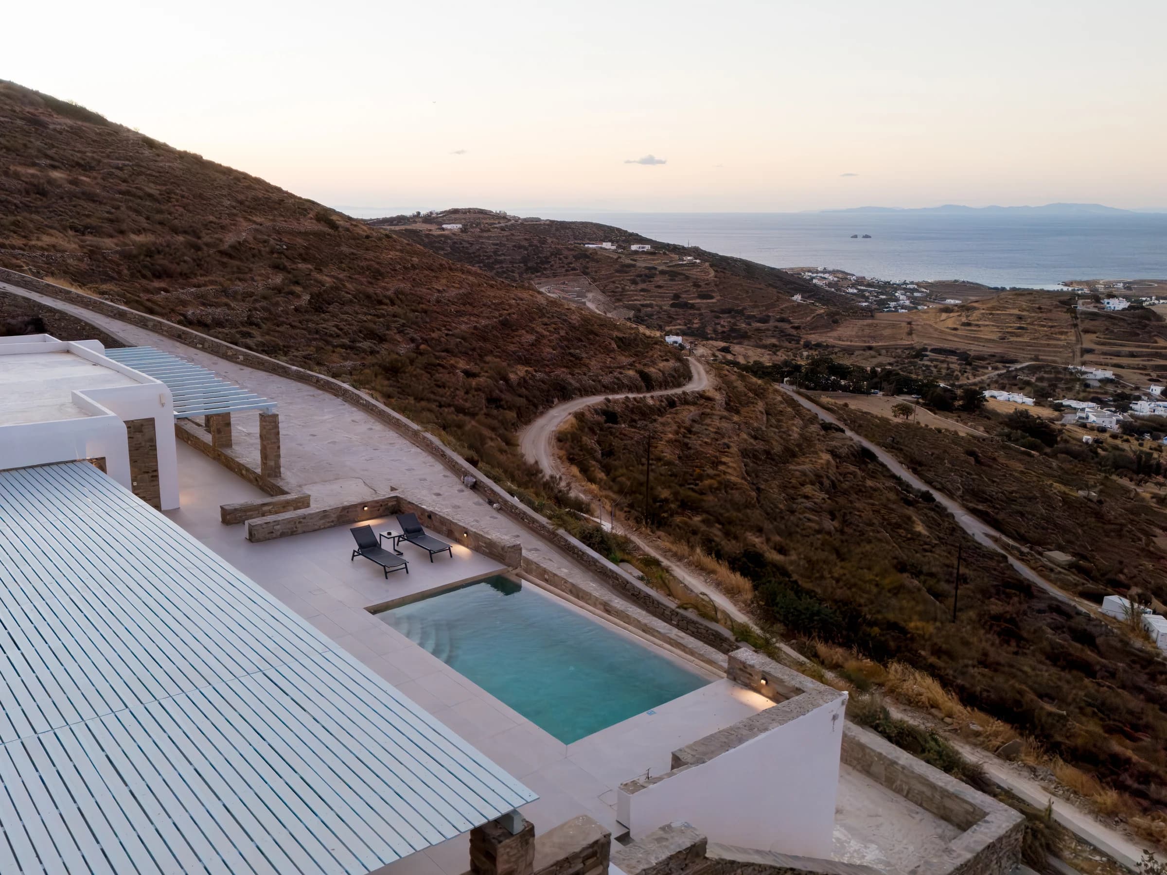 Villa Theasis I — hillside exterior and atmosphere