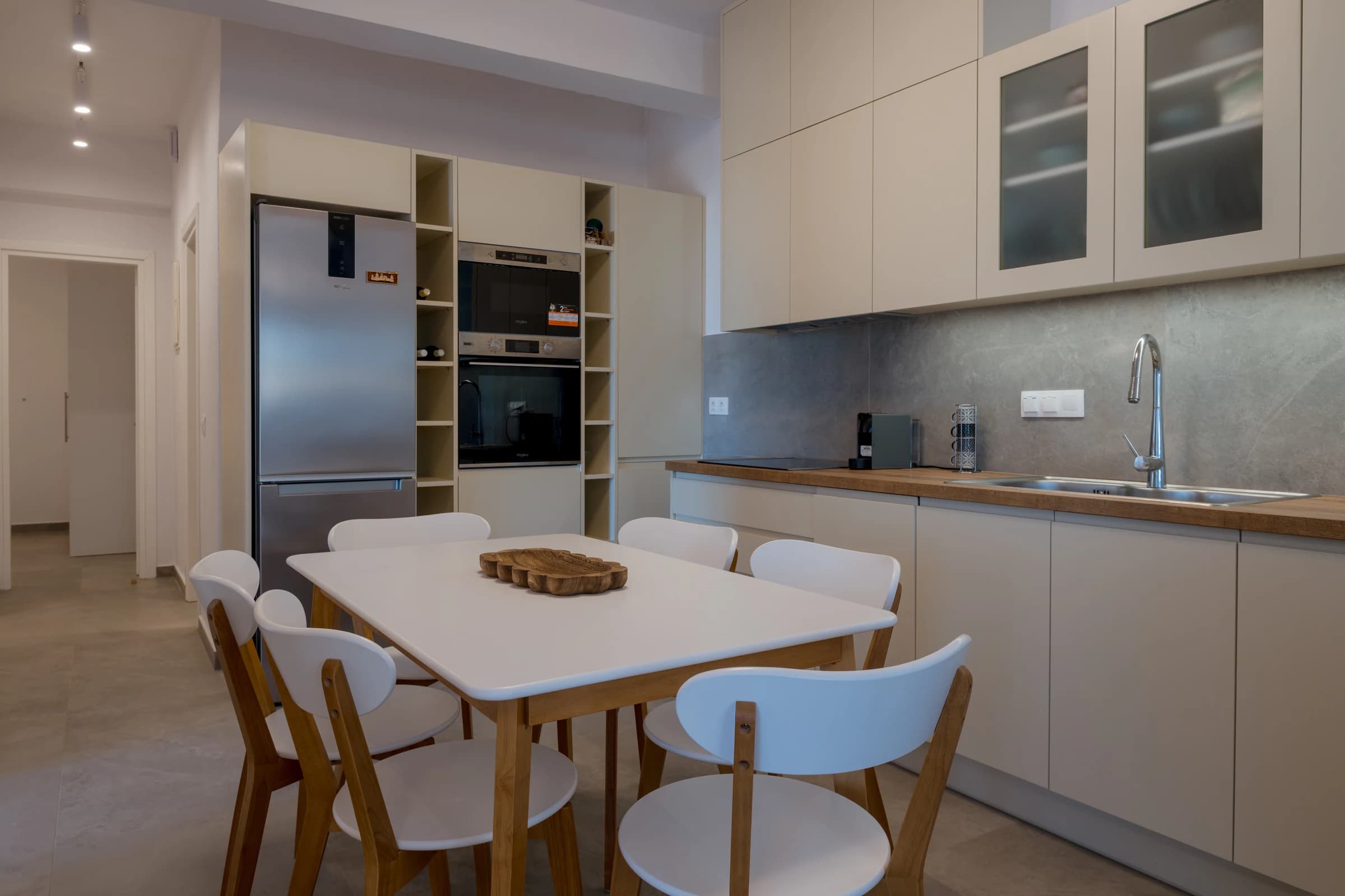 Theasis Estate II — living, kitchen and dining space