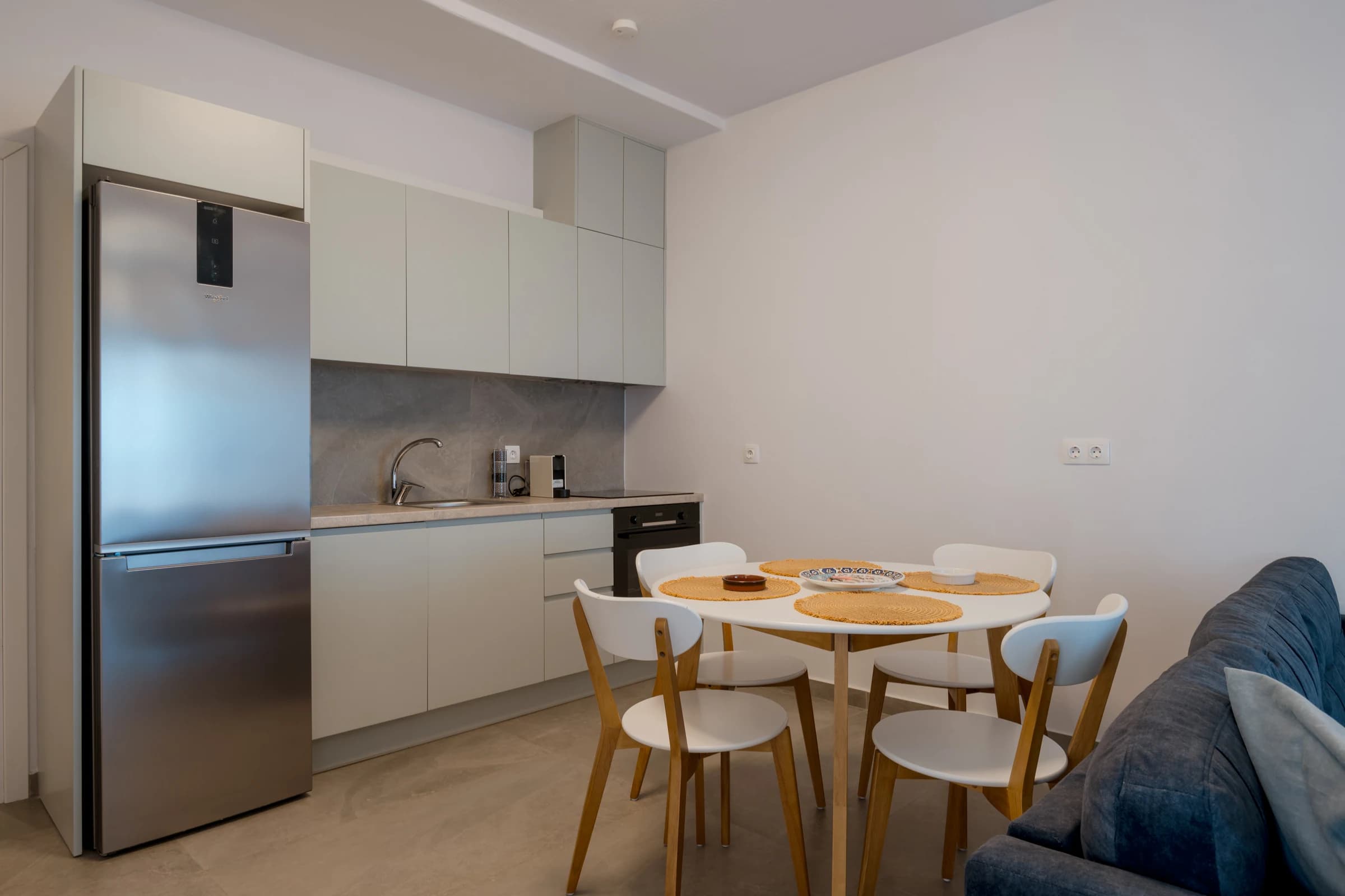 Theasis Estate II — living, kitchen and dining space