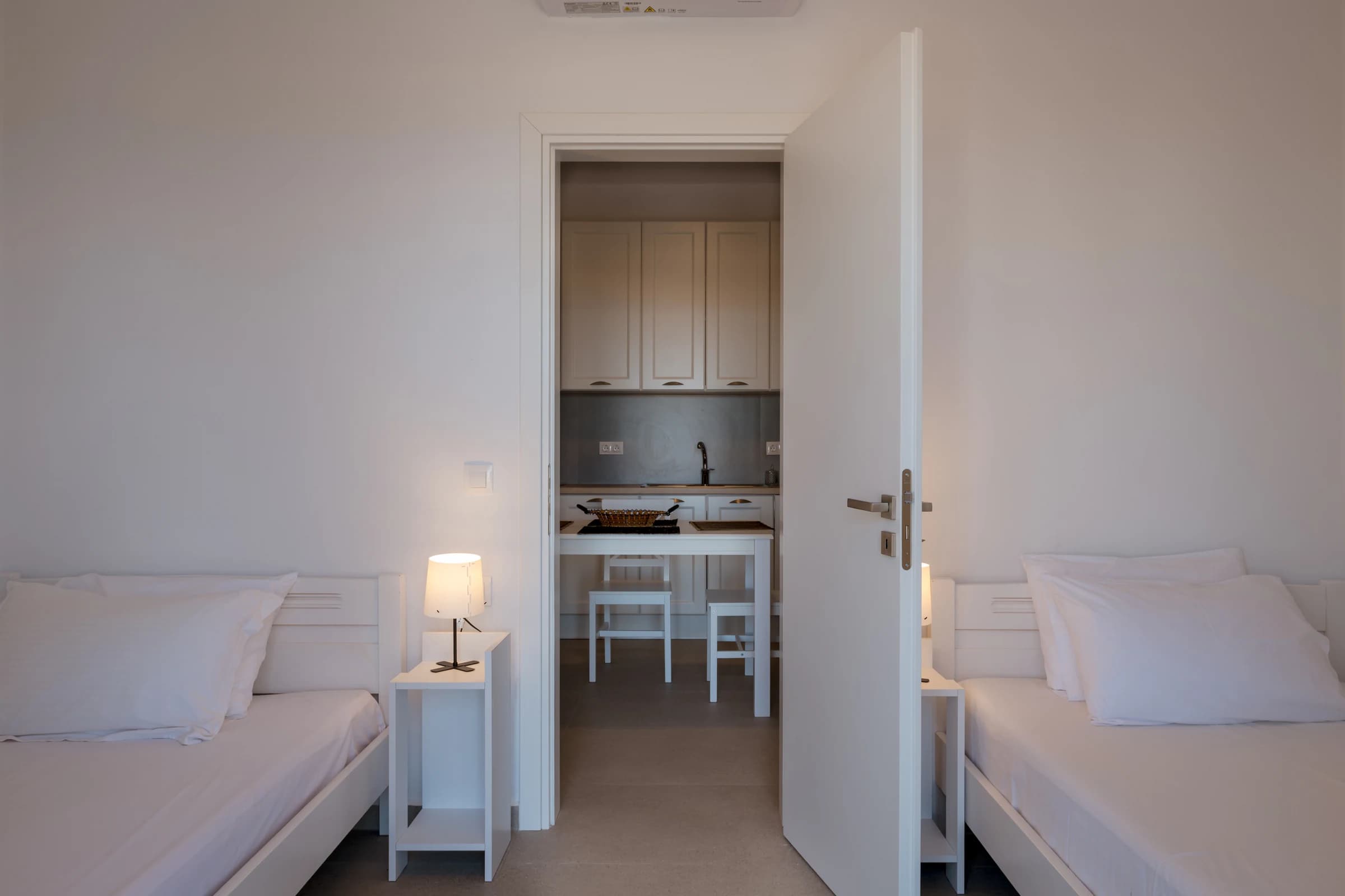 House Theasis I — bedroom and interior detail