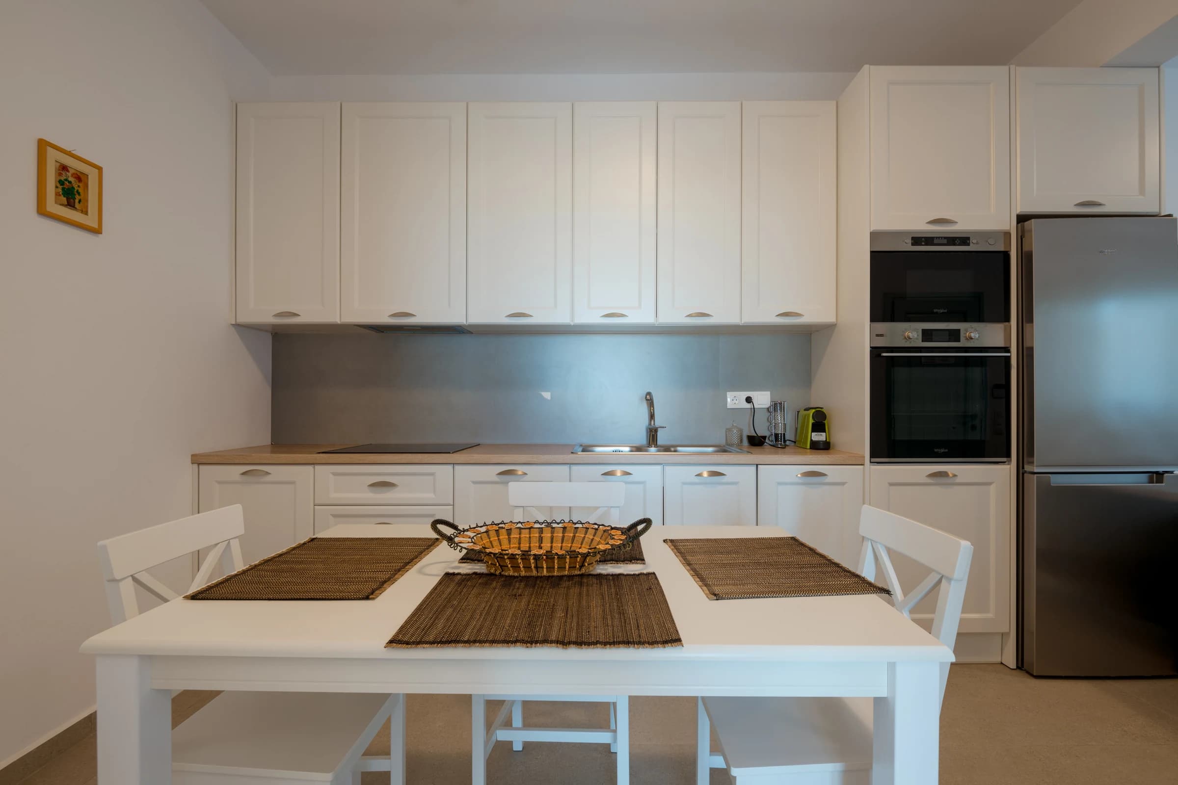 House Theasis I — living, kitchen and dining space