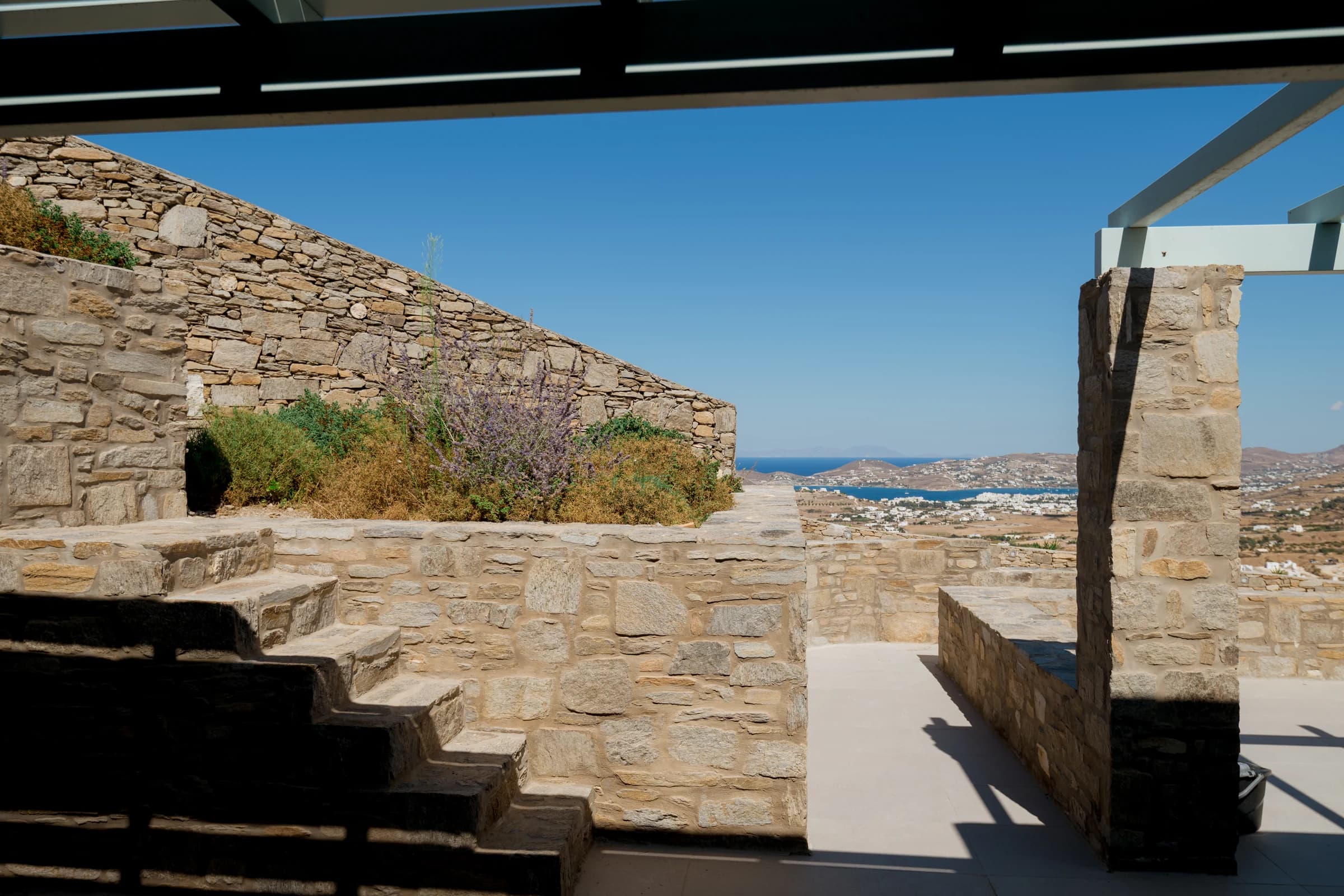 House Theasis I — terrace and outdoor space