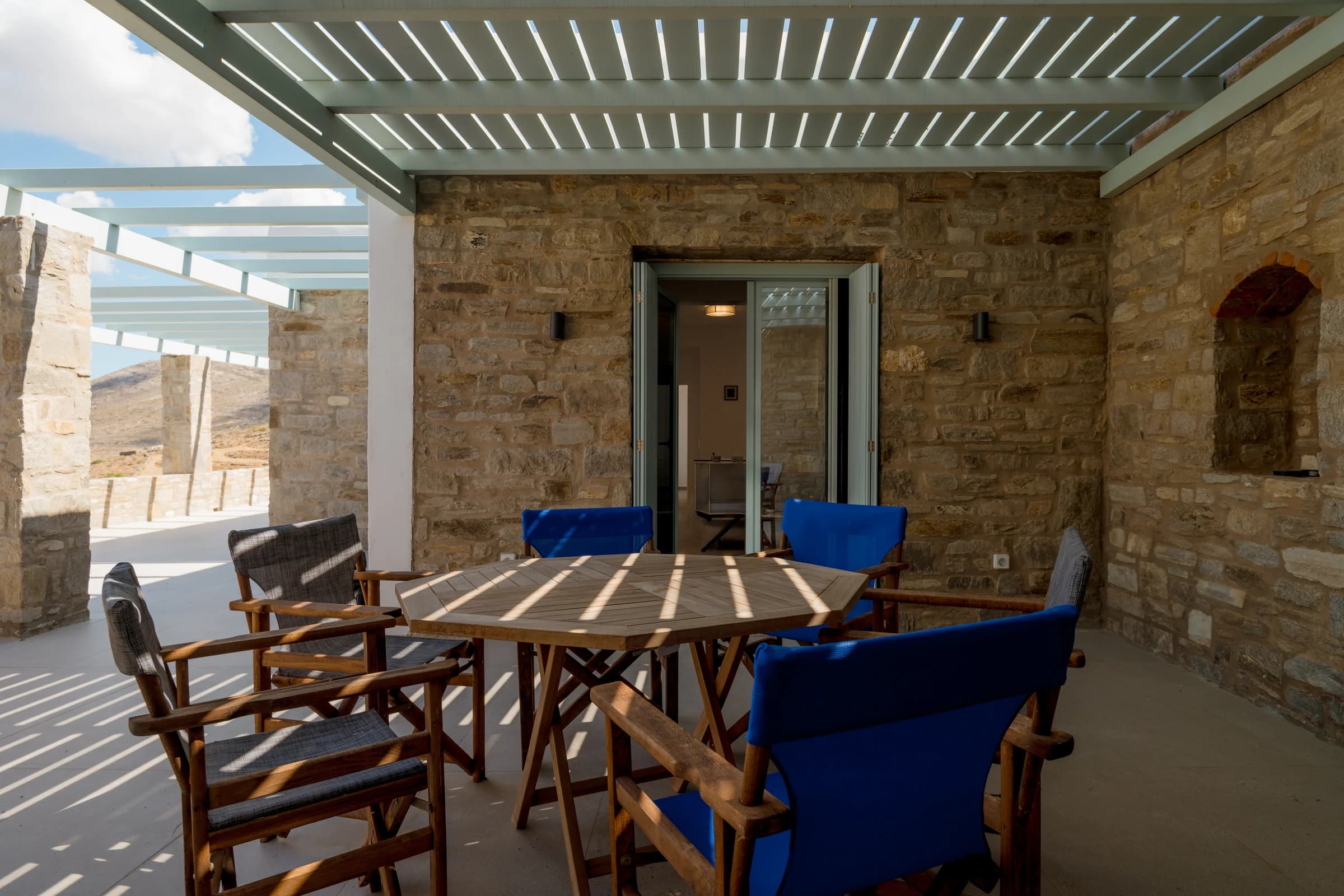 House Theasis I — terrace and outdoor space