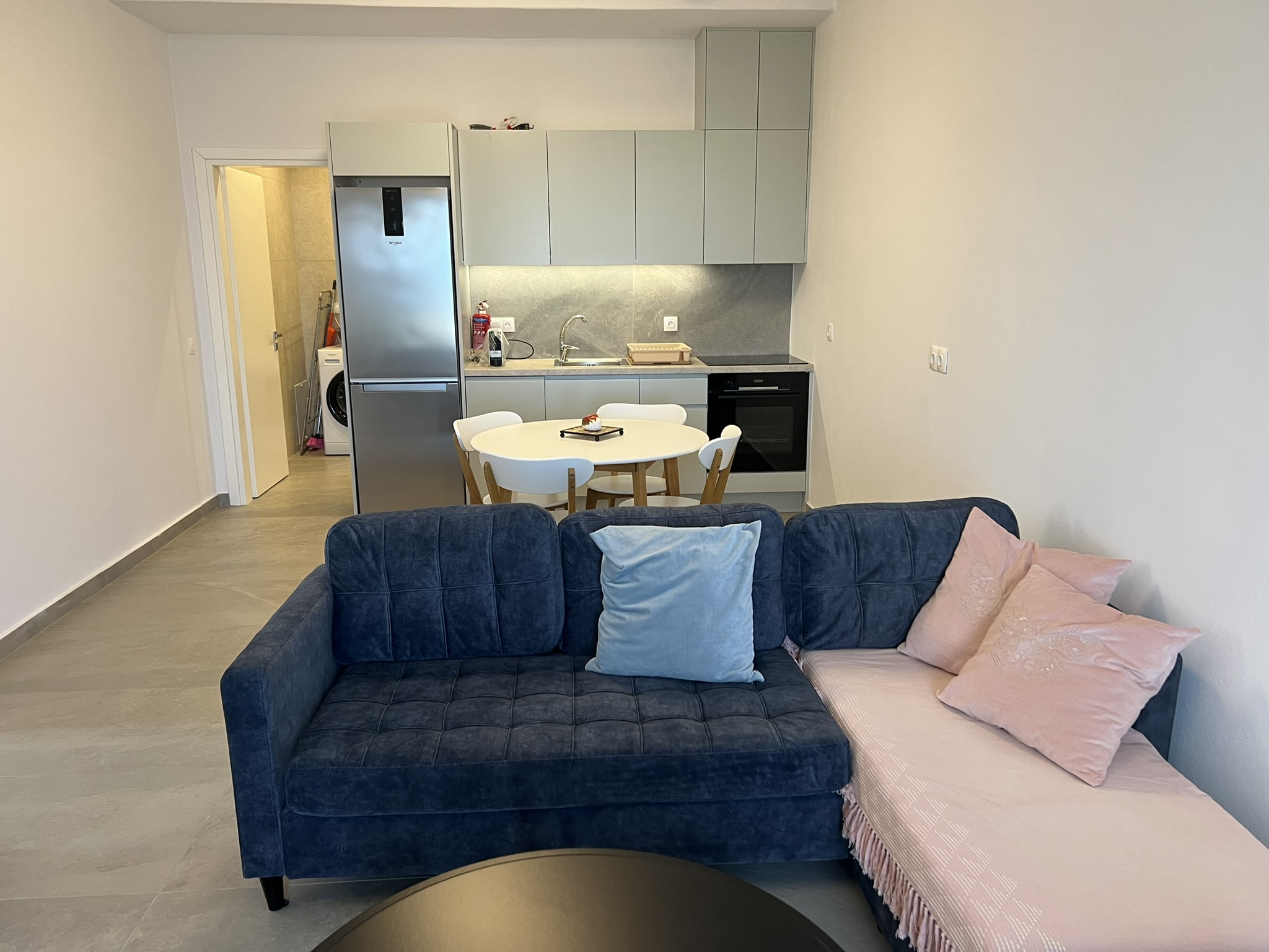 Kitchen and lounge area at House Theasis II